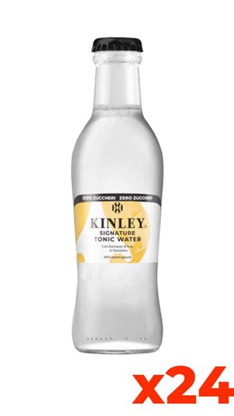 Tonic Water Zero Kinley Emballage 20cl X 24 Bouteilles Bottle Of Italy