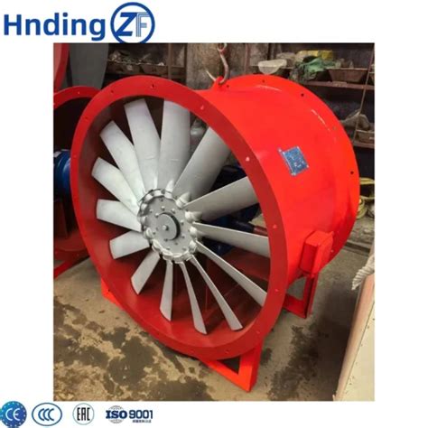 Industrial Fire Control Axial Flow Fan Htf High Efficiency High