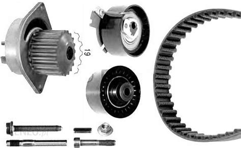 Mechanizm rozrządu Bosch Komplet Zestaw Paska Rozrządu 1987948202Wp