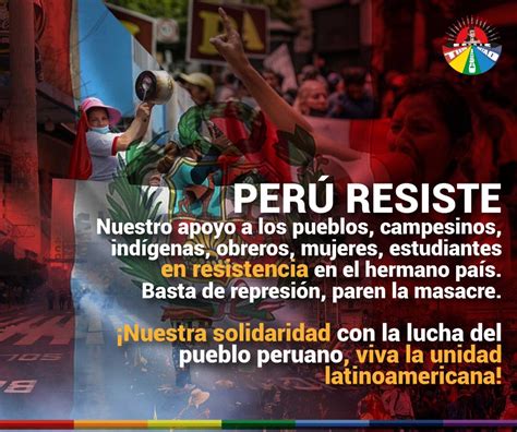 CONAIE on Twitter PERÚ RESISTE Nuestro apoyo a los pueblos