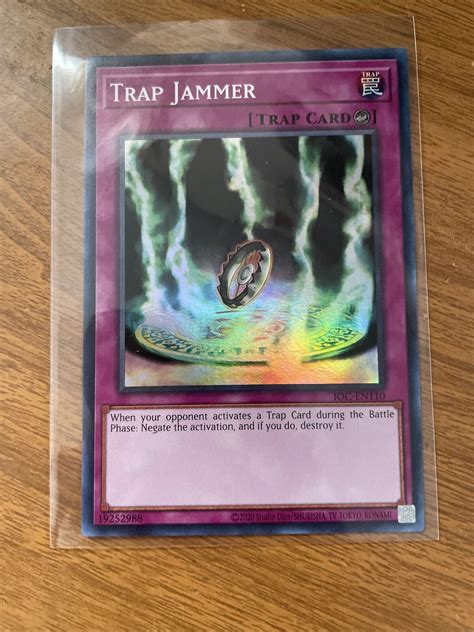 YUGIOH Trap Jammer IOC EN110 25th Anniversary Super Rare NM Mint EBay