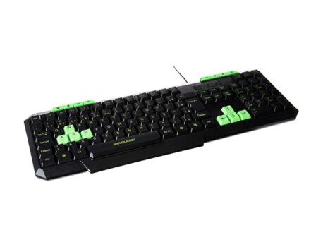 Teclado Gamer Multim Dia Slim Verde Multi Tc Jersu Indica Ofertas