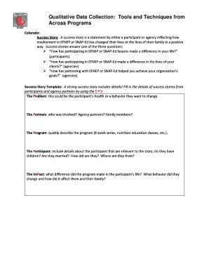 Fillable Online Nifa Usda Qualitative Data Collection Tools And