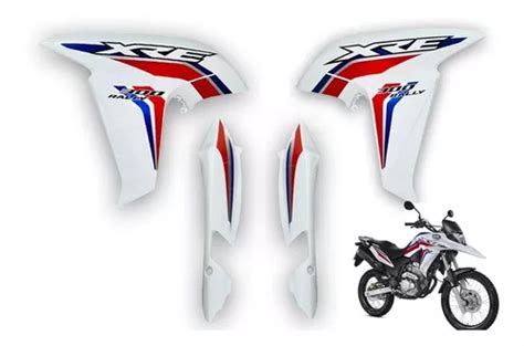 Kit Xre 300 Branco Rally 2017 18 Aba Tanque E Tampa Lateral