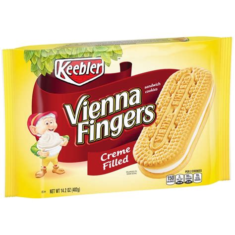 Keebler Vienna Fingers Creme Filled Sandwich Cookies 142 Oz