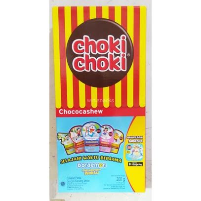 Jual Choki Choki Cokelat Pasta Dengan Kacang Mede 1 Kotak Coklat Pasta