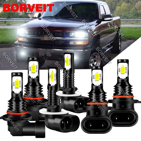 For Avalanche Combo Led Headlight Kit Fog Bulbs Ebay