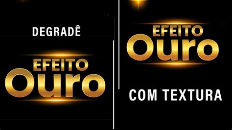 Degrad Ouro Como Fazer Efeito Degrad Ouro No Coreldraw Youtube