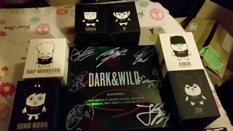 Unboxing Mwave Bts Dark And Wild Album And Bts Figurines Youtube