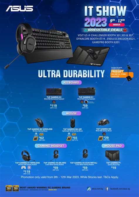 ASUS Gear Pg3 Brochures From HardwareZone S Tech Show Portal