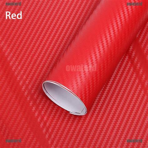 3D Carbon Fiber Vinyl Car Wrap Sheet Roll Film Sticker Decal 蝦皮購物