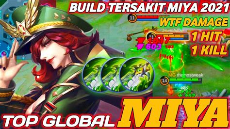 Miya Top Global Build Tersakit Item Miya Tersakit Gameplay