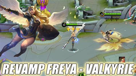 REVAMP FREYA VALKYRIE JADI MAKIN OP SKILL NYA MOBILE LEGENDS YouTube