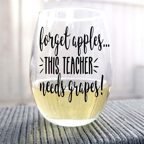 Teacher T T For Teacher Funny Teacher T Teacher Wine Glass Funny T For Teacher T