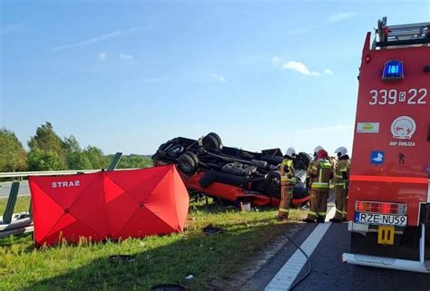 Tragiczny wypadek na A4 w Rudnej Małej 22 09 2023 Nowiny