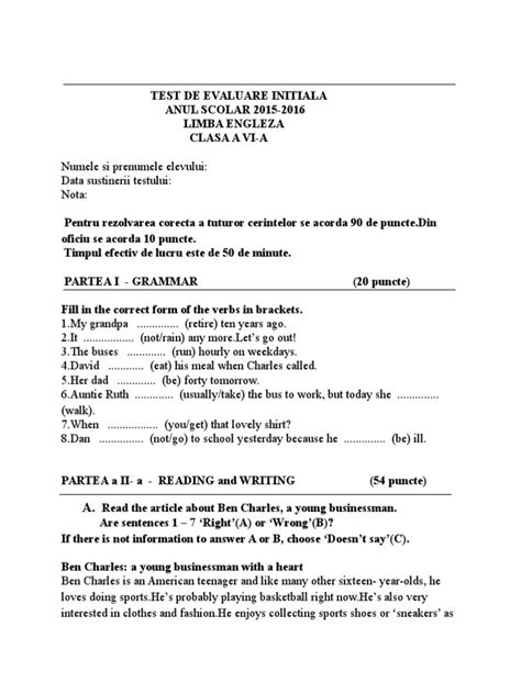 PDF 19 Test De Evaluare Initiala DOKUMEN TIPS