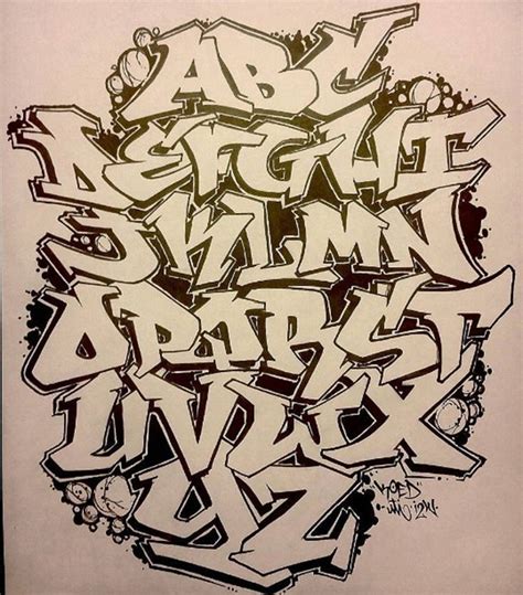 Graffiti Alphabet Wildstyle