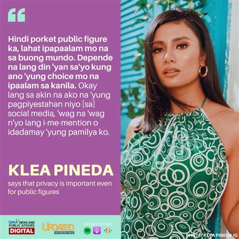 Gma News On Twitter Para Kay Klea Pineda Isa Sa Nagbigay Ng Culture