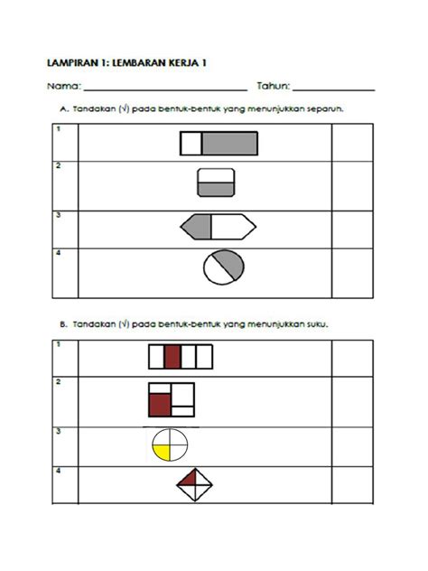 Pecahan Tahun 1 Pdf