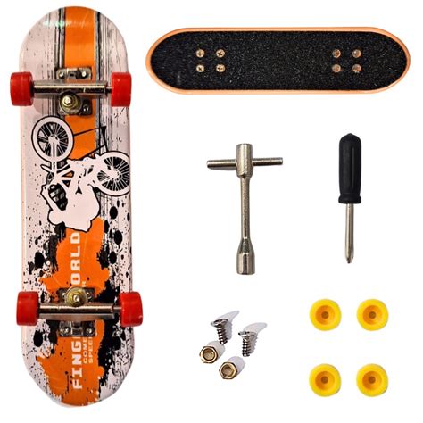 Skate Dedo Skatepark Rodinha Reserva Chave Brinquedo