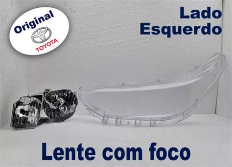 Lente Farol Yaris 2018 2019 2020 2021 2022 2023 Esq Original