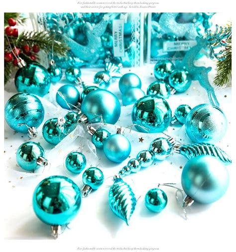 Blue Christmas Decorations Box - The Christmas Dream