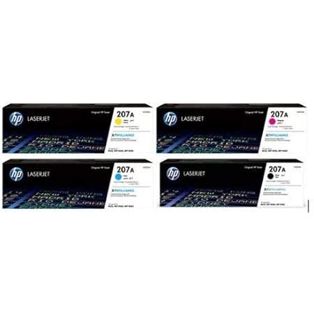 HP 207A (W2210A) Schwarz Original Toner für HP Color LaserJet Pro M283 ...