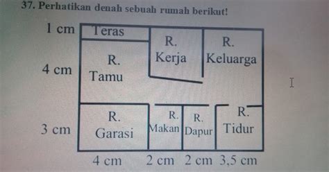 Soal Matematika Kelas Semester Materi Denah Dan Skala Soal