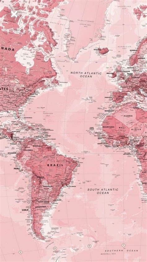 720p Free Download Pink Map Aesthetic Map Hd Phone Wallpaper Peakpx