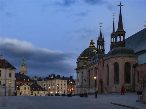 Stockholm At Dusk Gamla Stan And Riddarholmen Gamla Stan Flickr