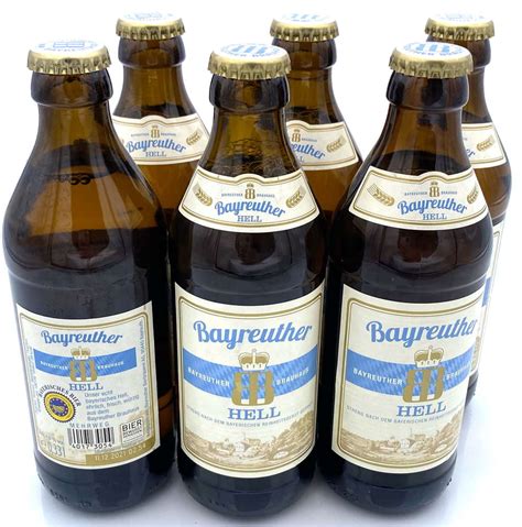 6 Flaschen Bayreuther Brauhaus Kleines Helles BierShop Bamberg