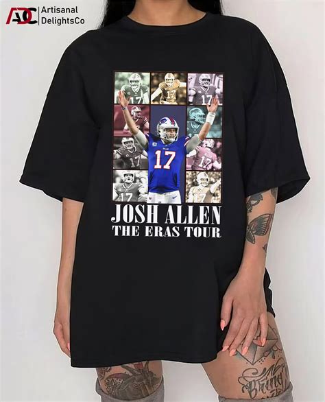 Josh Allen The Eras Tour Comfort Colors Shirt Josh Allen Etsy