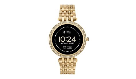 Michael Kors Gen 5e Darci Pavé 43mm Gold Tone Smartwatch Mkt5127 Harvey Norman Malaysia