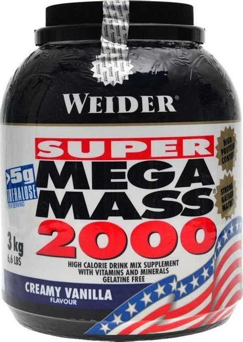 Weider Super Mega Mass 2000 3000 g od 1 224 Kč Zbozi cz