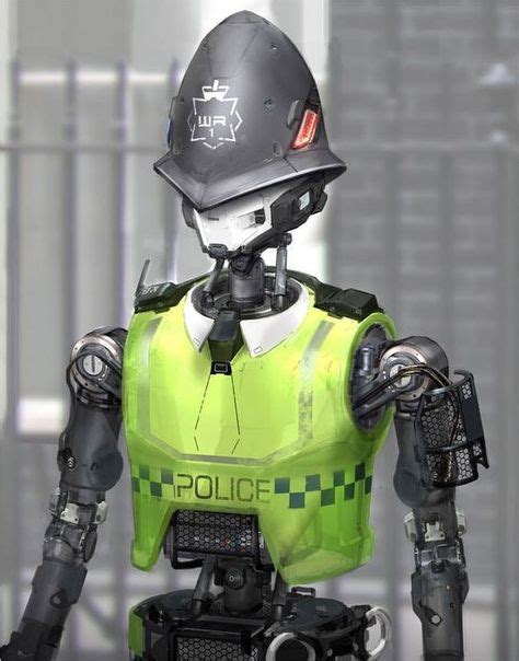 Pin By Nicolas Cathcart On Police Robot Concept Art Cyberpunk Robot Art