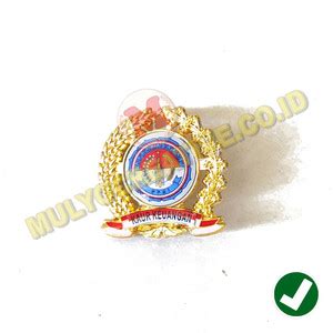 Jual Pin Kaur Keuangan Logo Ppdi Lencana Pin Ppdi Kaur Desa Padi Kapas