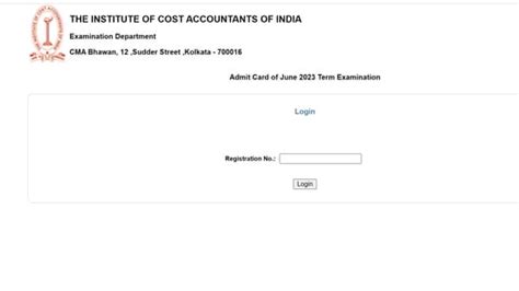 ICMAI CMA 2023 Foundation Inter And Final Admit Card Out At Icmai In