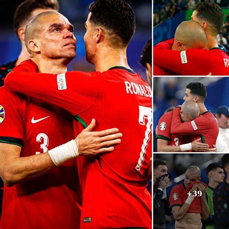 A Imagem De Cristiano Ronaldo Abraçando Pepe Com Emoção Após A Eliminação De Portugal Do Euro