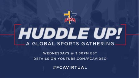 Sports Stars ‘Huddle Up!’ with Fellowship of Christian Athletes Online ...