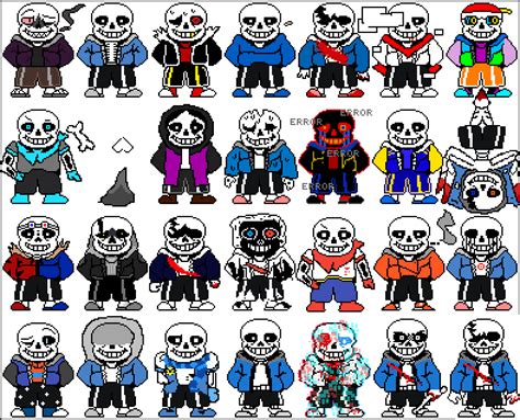 Pixilart All Au Sans By Team Uslg