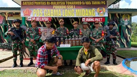 TNI Gagalkan Penyelundupan Miras Kanalkaltim