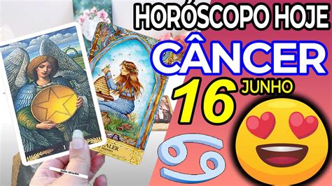 Um Milagre Acontece Na Sua Vida 😍 Câncer ♋ 16 Junho 2024 Horoscopo Do