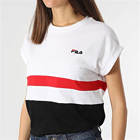 Fila Tee Shirt Femme Salo Blanc