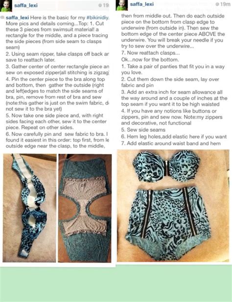 How To Sew A High Waisted Swimsuit Diy Bikini Pattern Artofit