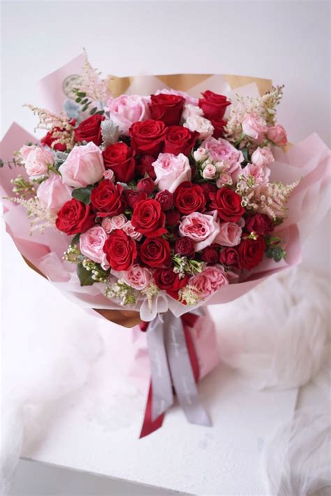 Happy Birthday Flower Bouquet Roses Bouquet Gift Red Rose Bouquet