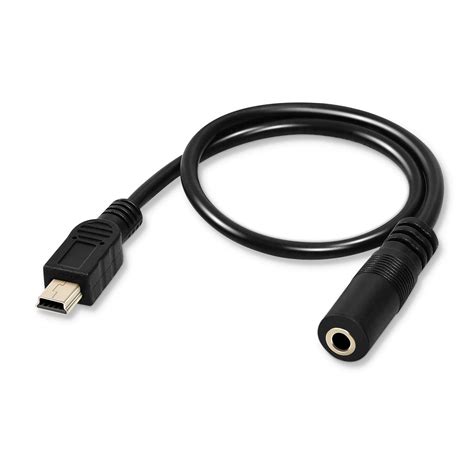 Amazon.com: Onvian 3.5mm Female to 5 Pin Mini USB Male Microphone ...