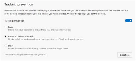 Introducing Tracking Prevention Now Available In Microsoft Edge Preview Builds