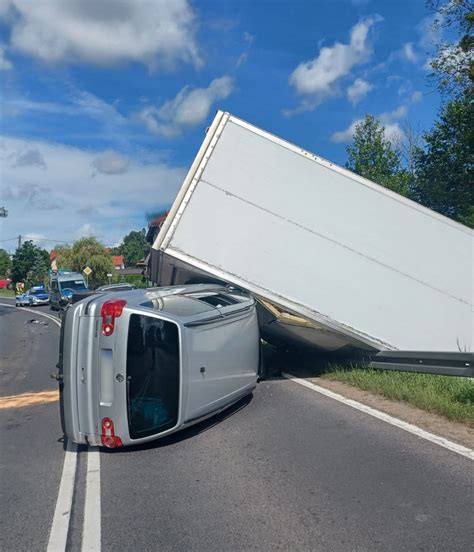 Wypadek Na Drodze Krajowej Nr Z Olsztyna Do Szczytna Szczytno