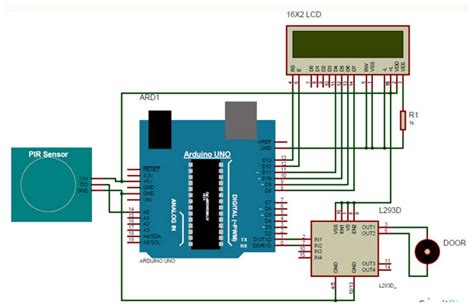 Movement Sensed Automation Door Opening System Circuit And Working