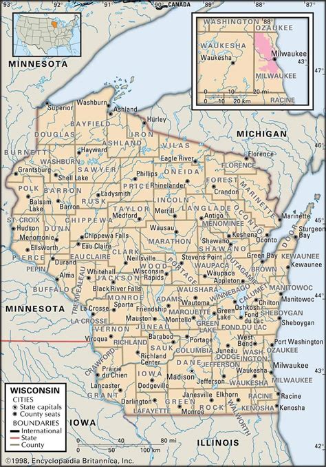 state  county maps  wisconsin